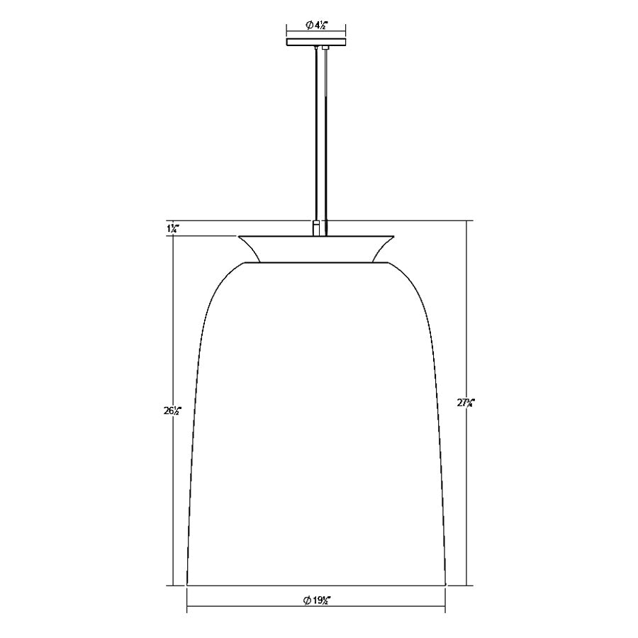 SONNEMAN, BELLE FLARE LED BELL PENDANT, PENDANT LIGHT