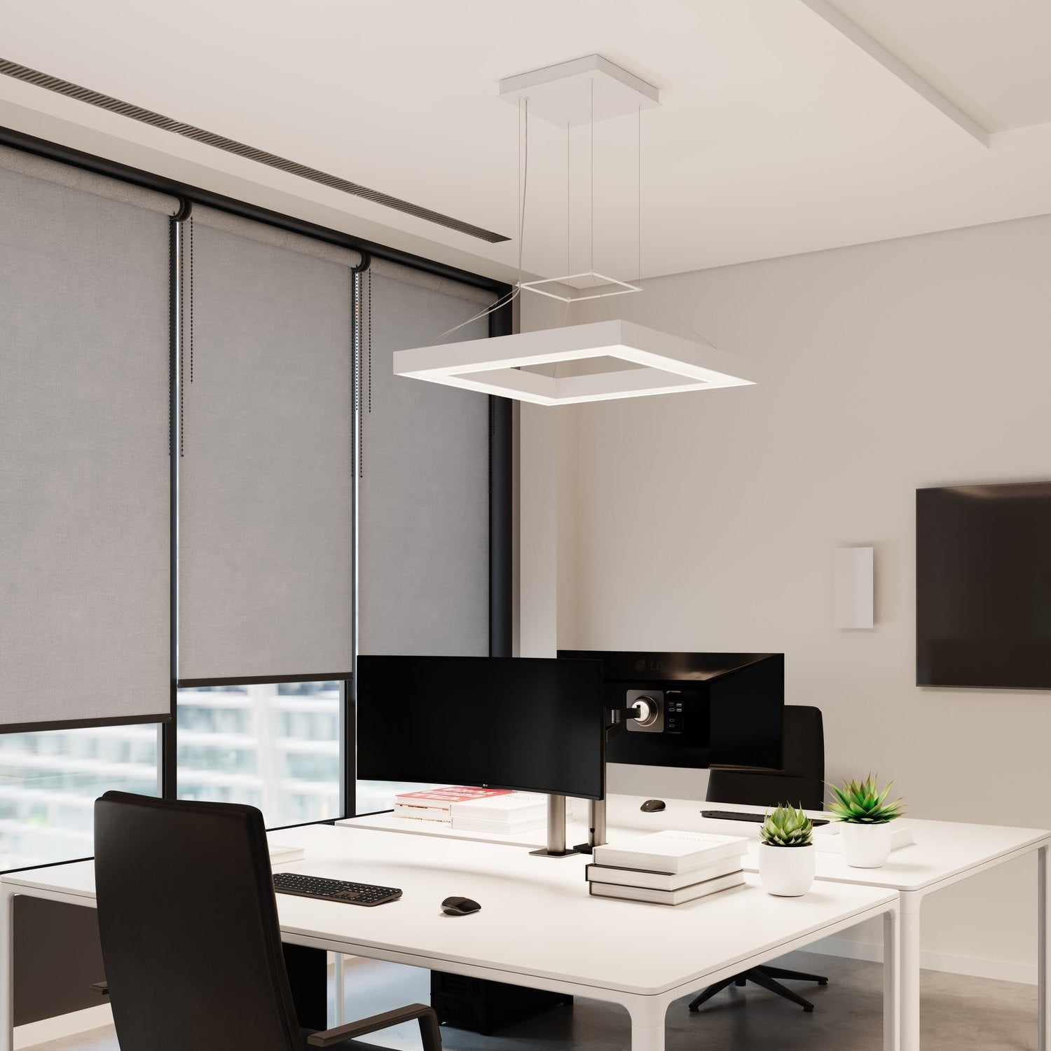 SONNEMAN, PI SQUARE LED RING PENDANT, PENDANT LIGHT