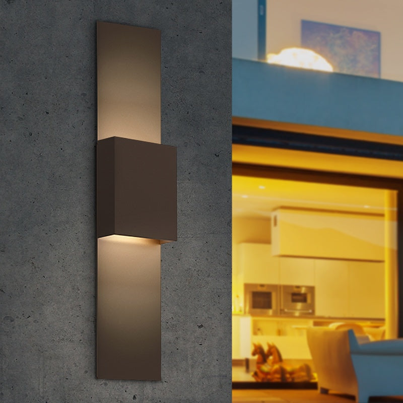 SONNEMAN, FLAT BOX UP/DOWN LED SCONCE, WALL SCONCES