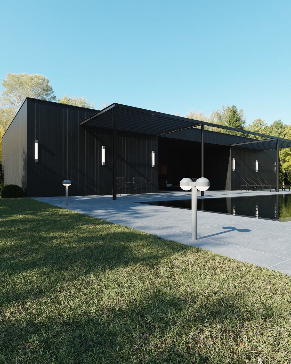 SONNEMAN, REALS LED DOUBLE BOLLARD | 7308.DC.DL.74-WL, PATH LIGHTS