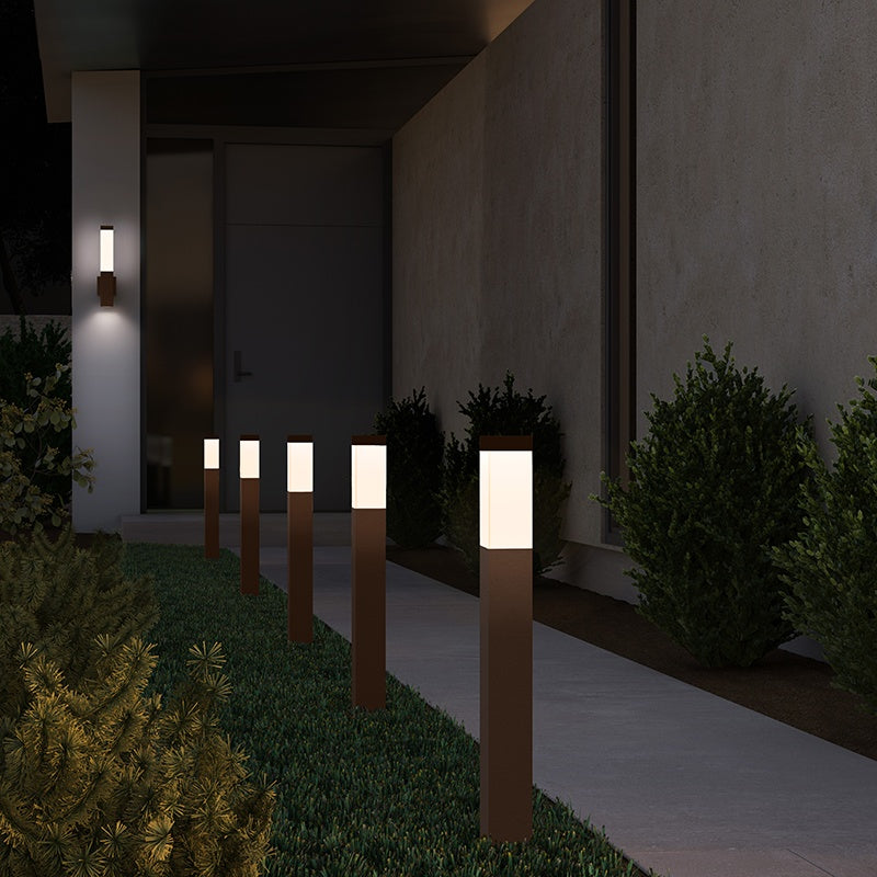 SONNEMAN, SQUARE COLUMN LED BOLLARD | 7382.72-WL, PATH LIGHTS