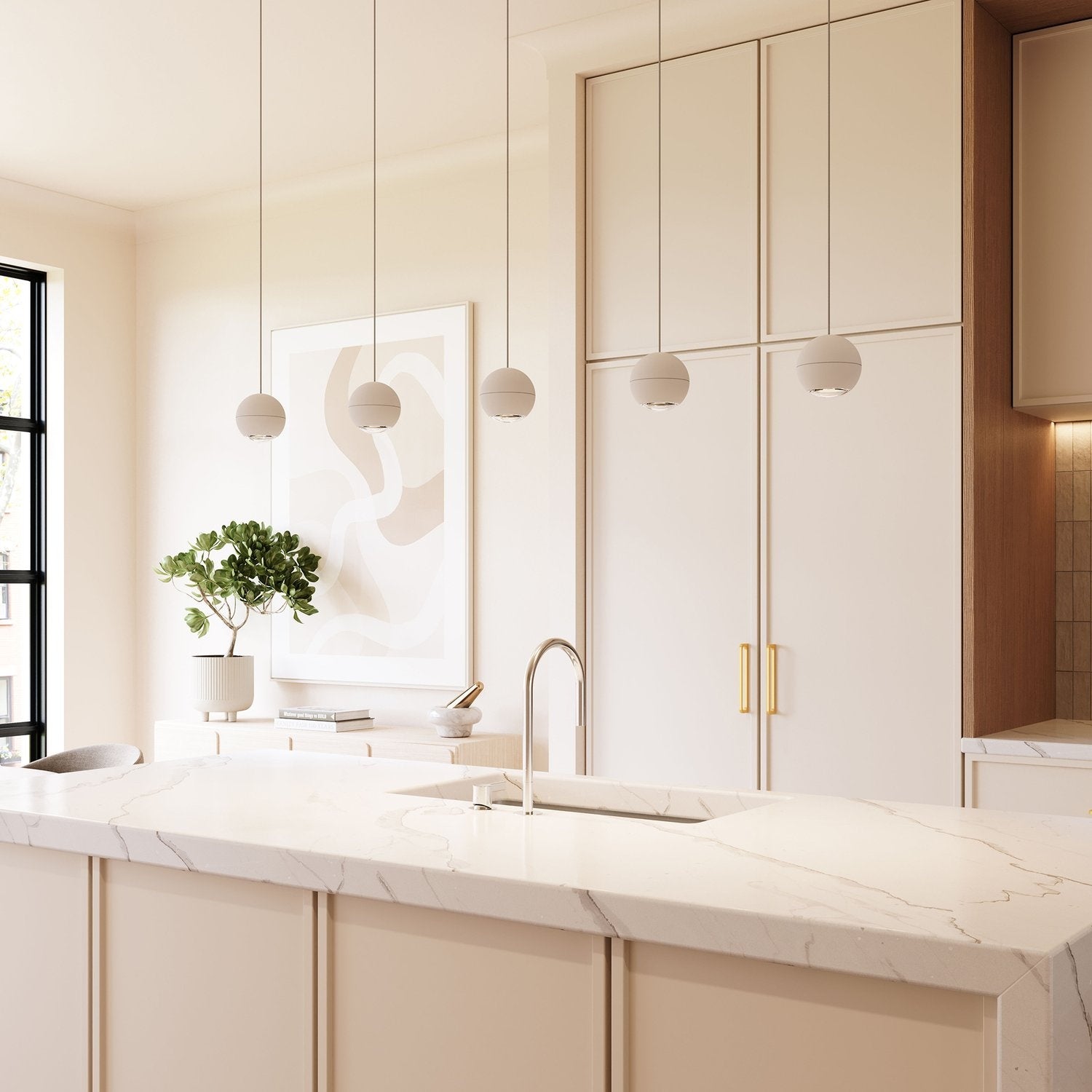 SONNEMAN, HEMISPHERE PENDANT, PENDANT LIGHT
