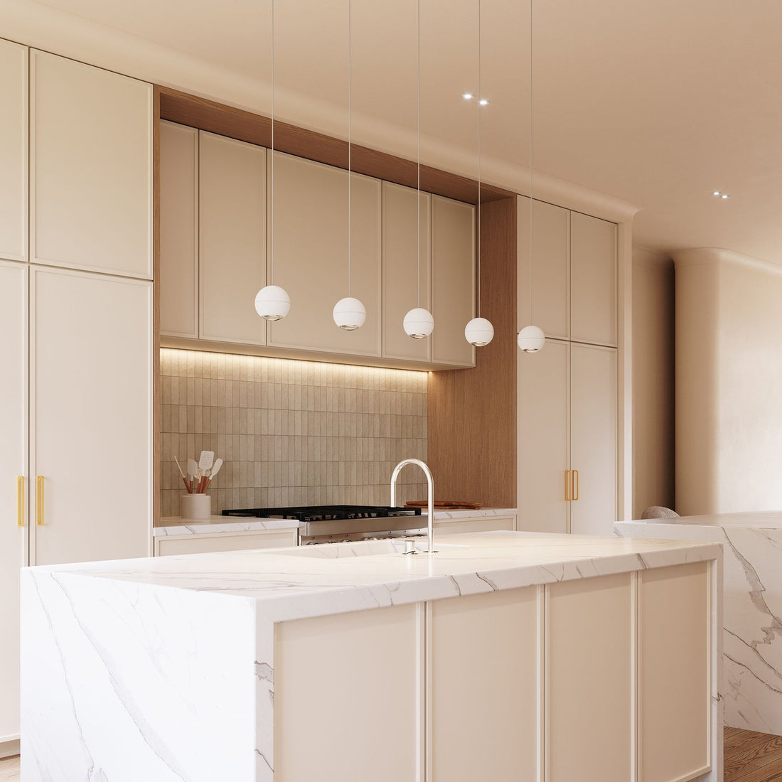 SONNEMAN, HEMISPHERE LINEAR PENDANT, PENDANT LIGHT