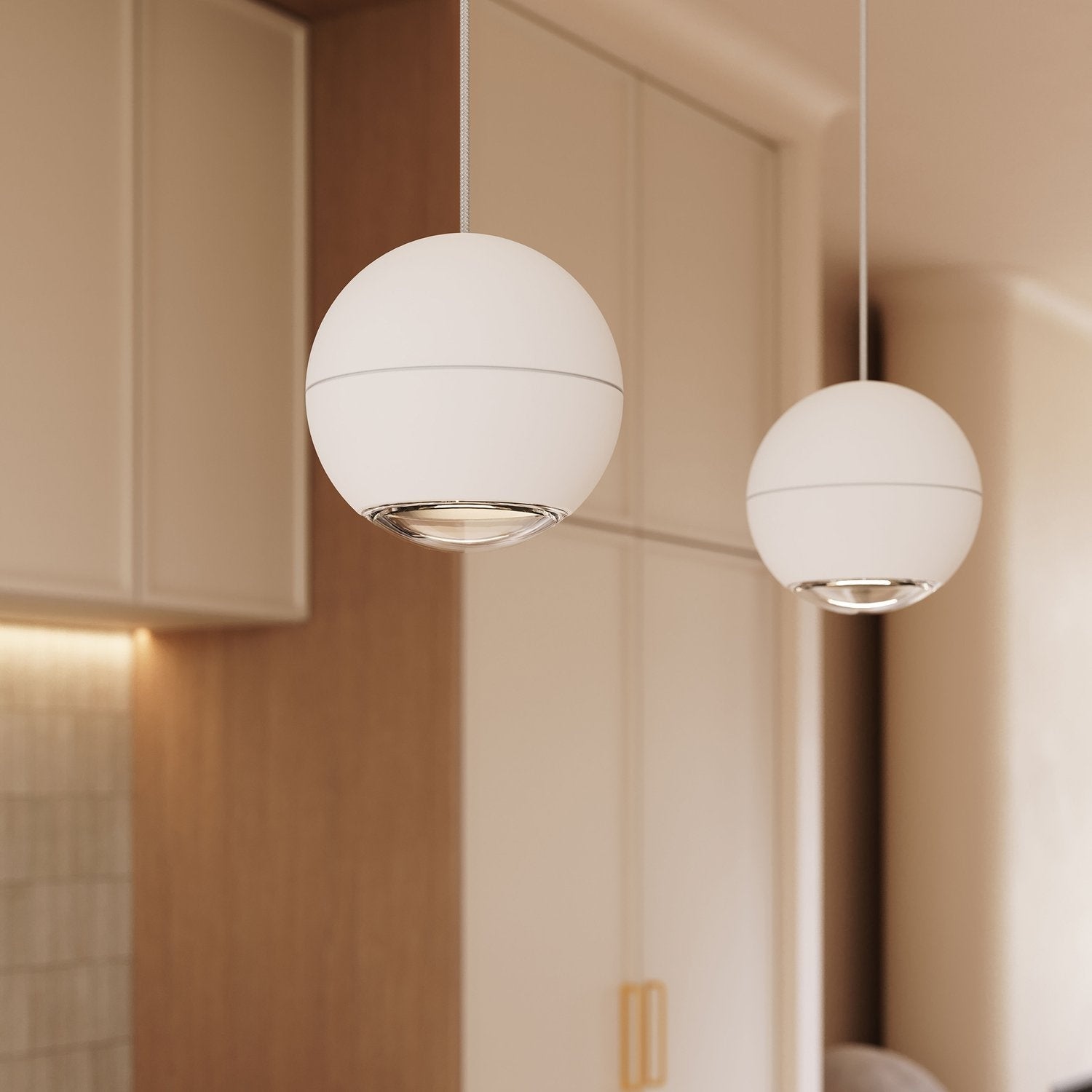 SONNEMAN, HEMISPHERE LINEAR PENDANT, PENDANT LIGHT