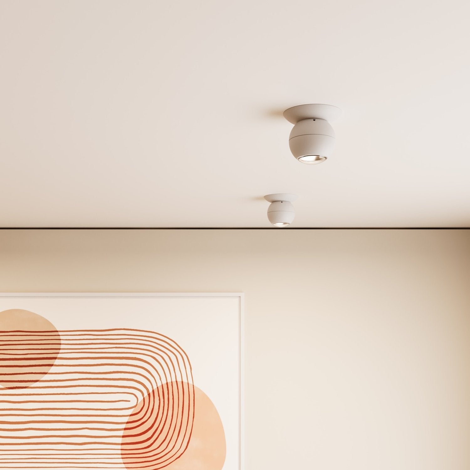 SONNEMAN, HEMISPHERE SURFACE MOUNT, SEMI FLUSH MOUNT LIGHT