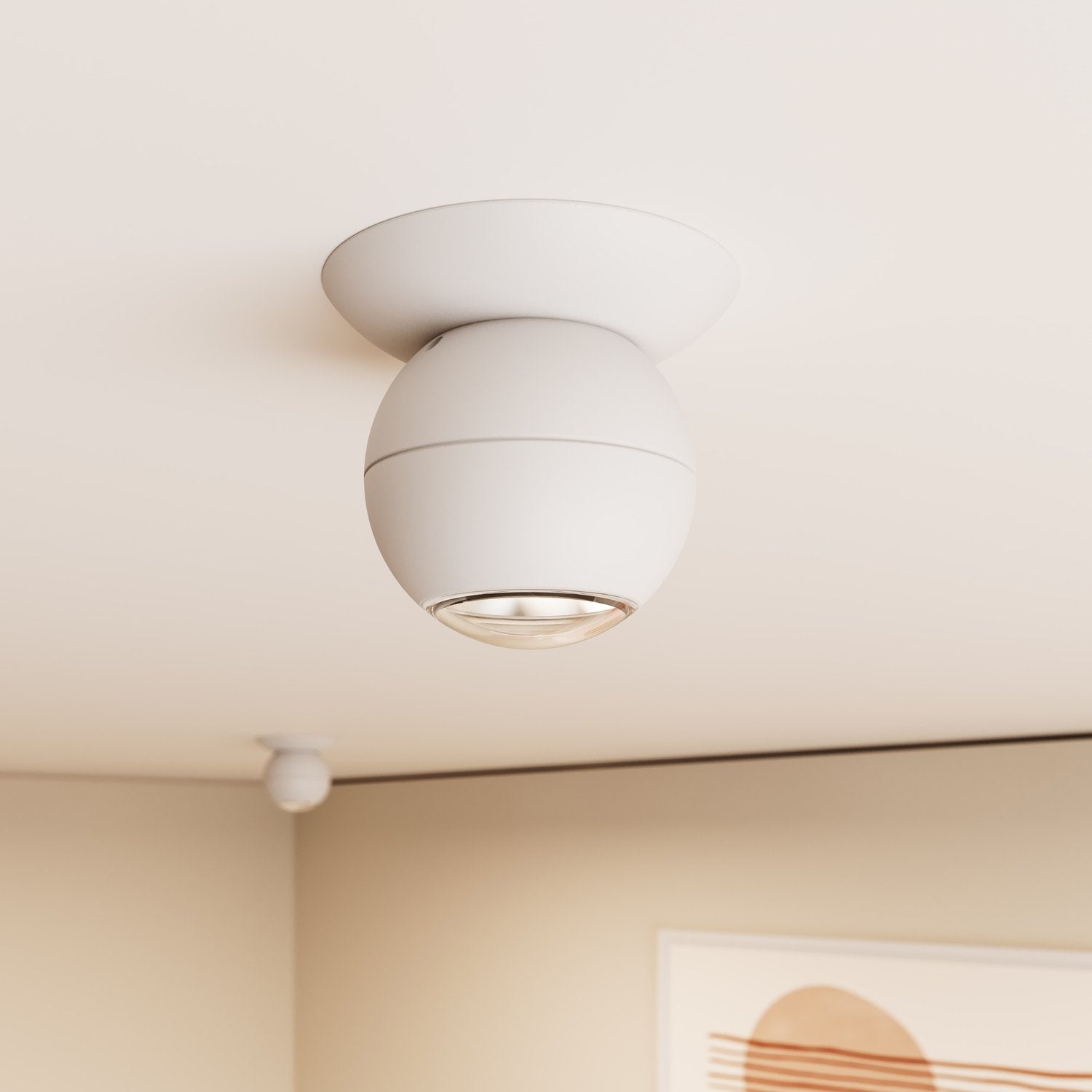 SONNEMAN, HEMISPHERE SURFACE MOUNT, SEMI FLUSH MOUNT LIGHT