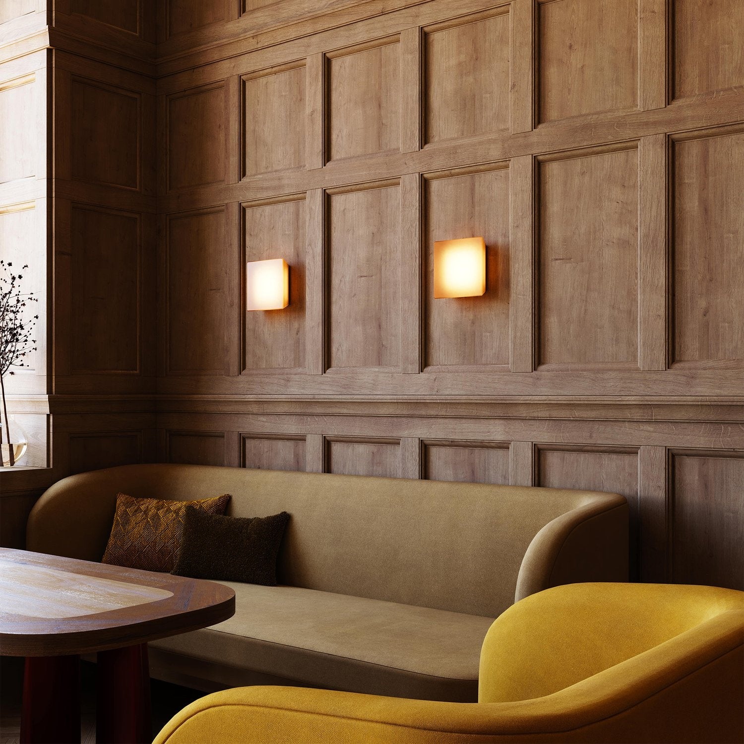 SONNEMAN, MIST SQUARE SCONCE, WALL SCONCES