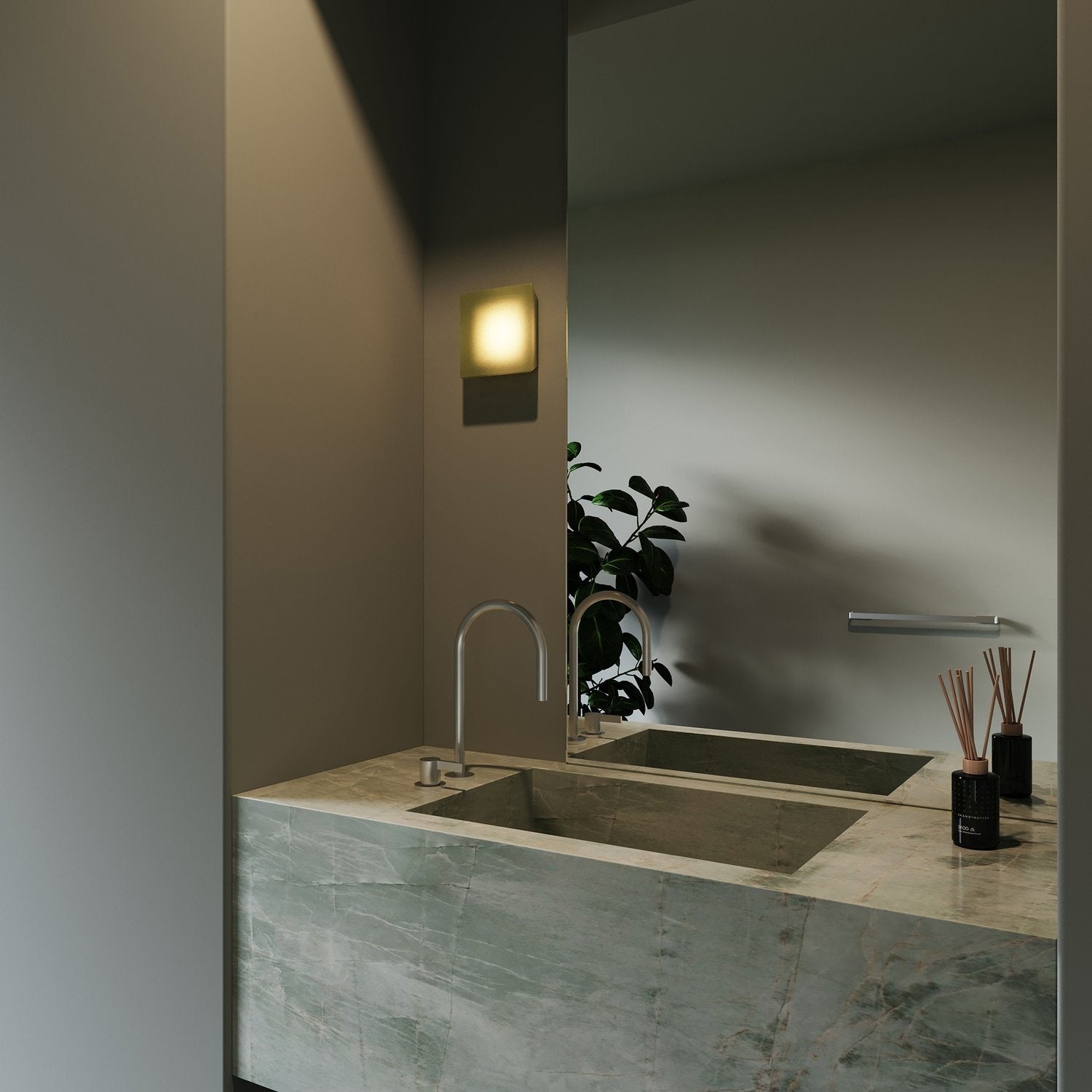 SONNEMAN, MIST SQUARE SCONCE, WALL SCONCES