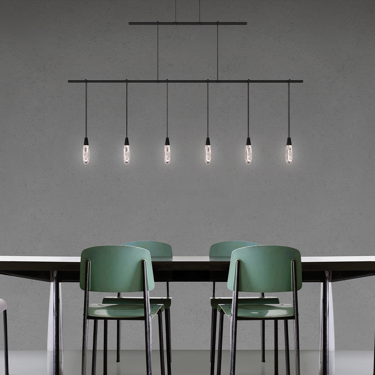 SONNEMAN, SUSPENDERS 2-TIER LINEAR, PENDANT LIGHT