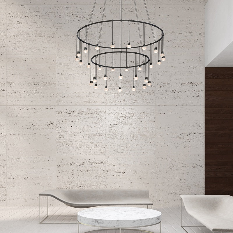 SONNEMAN, SUSPENDERS DOUBLE RING, PENDANT LIGHT
