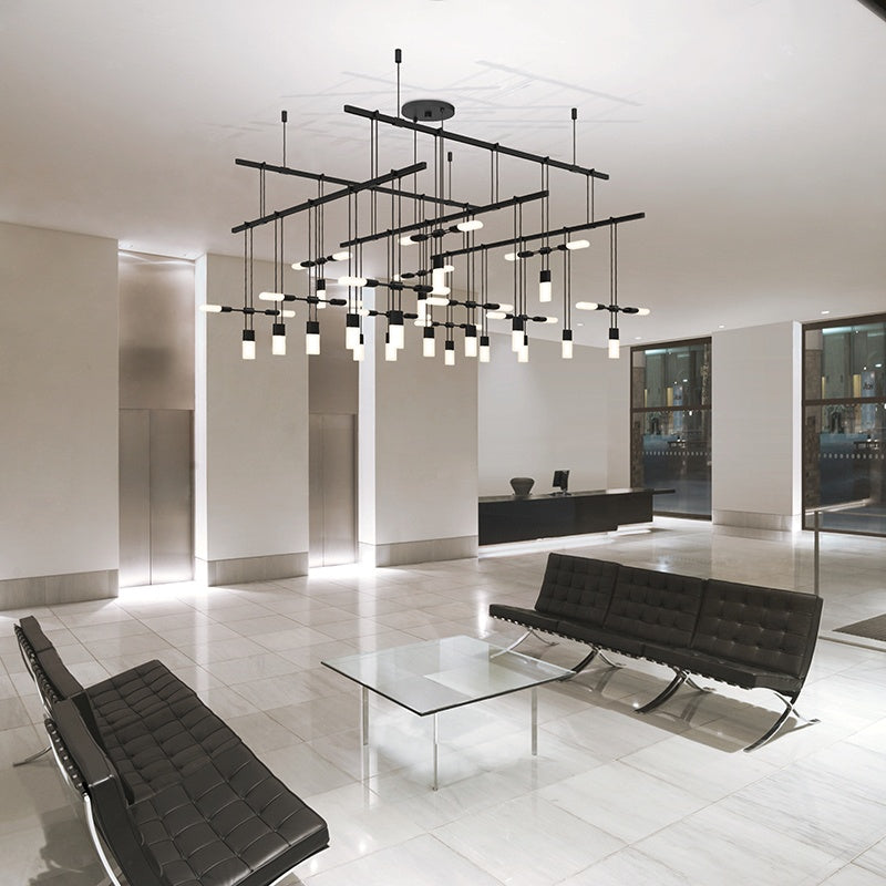 SONNEMAN, SUSPENDERS 2-TIER GRID, PENDANT LIGHT