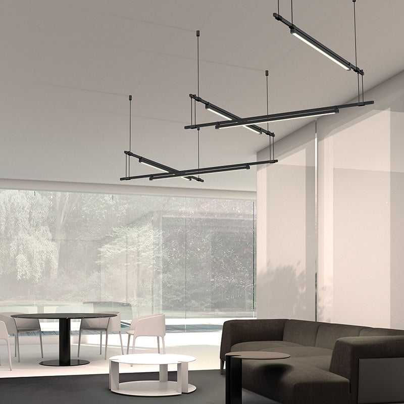 SONNEMAN, SUSPENDERS 5-BAR ZIG ZAG, PENDANT LIGHT