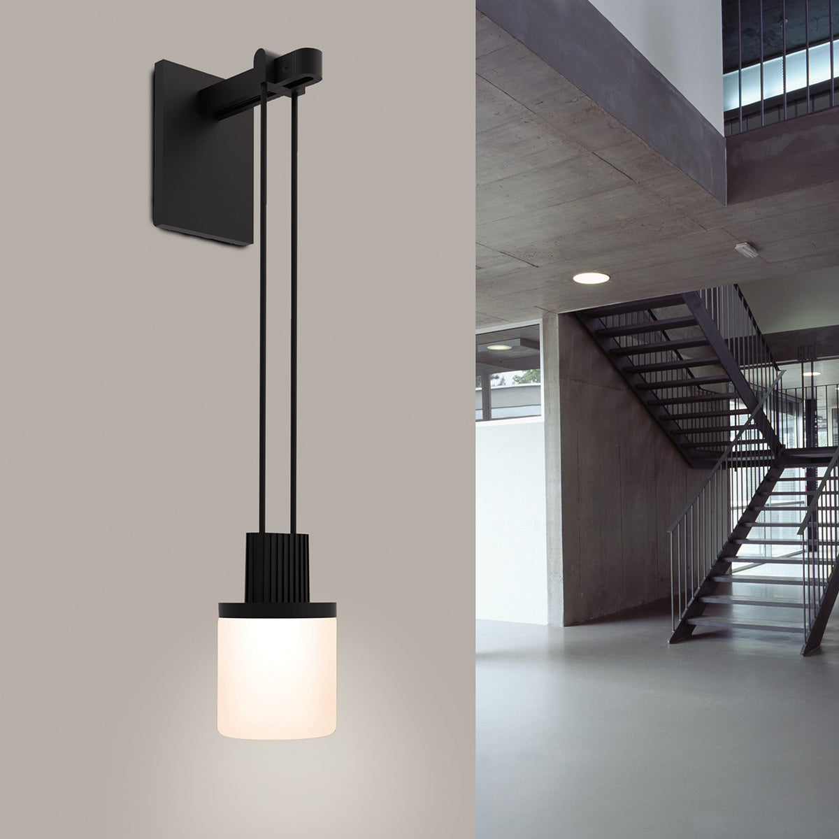 SONNEMAN, SUSPENDERS SINGLE SCONCE, WALL SCONCES