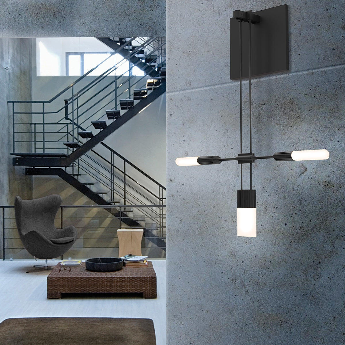 SONNEMAN, SUSPENDERS STANDARD SINGLE SCONCE, WALL SCONCES