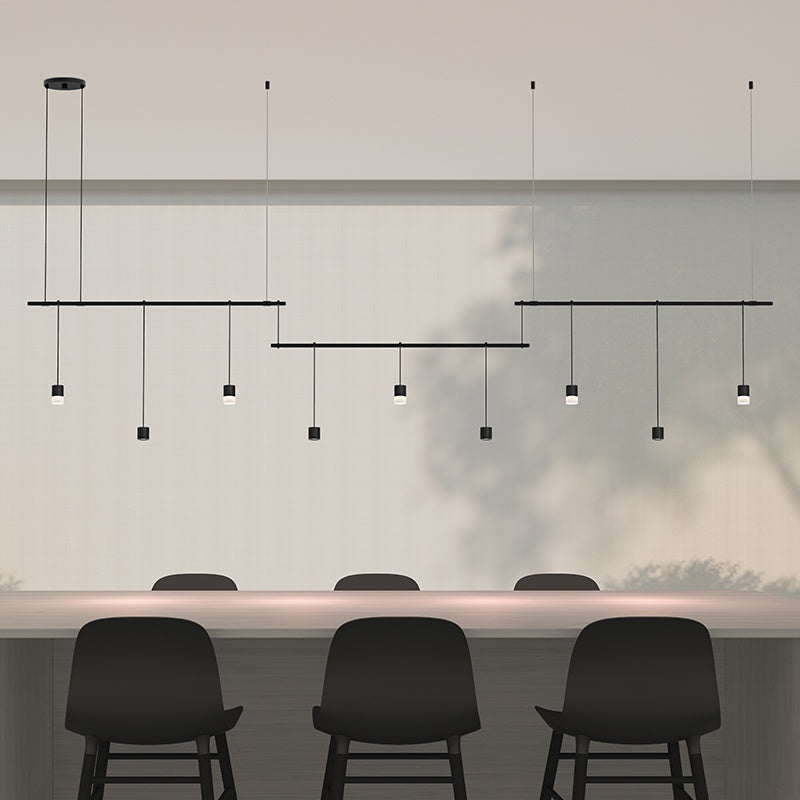 SONNEMAN, SUSPENDERS 3-BAR OFFSET LINEAR, PENDANT LIGHT
