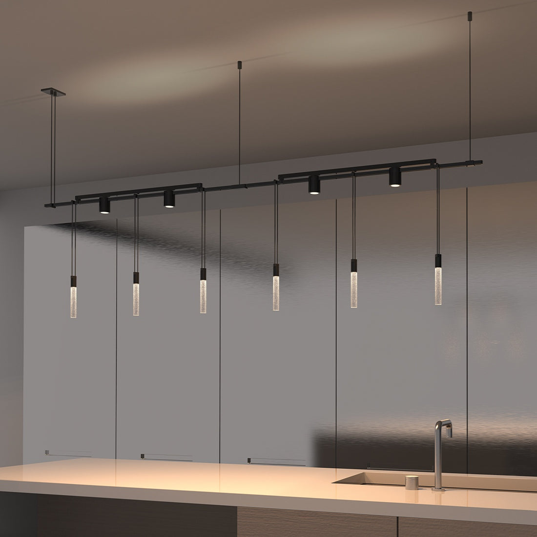 SONNEMAN, SUSPENDERS 2-BAR IN-LINE LINEAR, PENDANT LIGHT