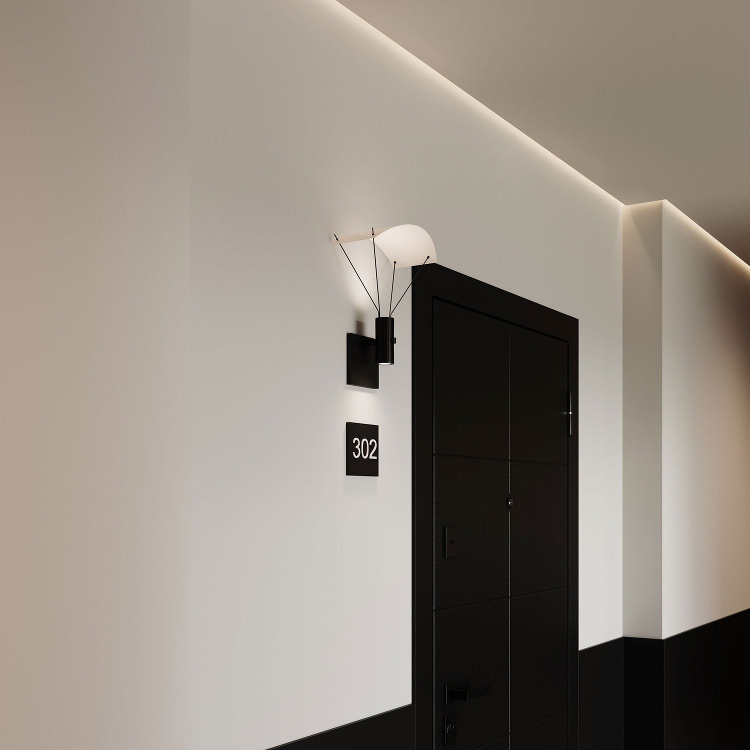 SONNEMAN, SUSPENDERS STANDARD SINGLE SCONCE, WALL SCONCES