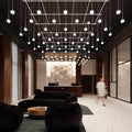 SONNEMAN, SUSPENDERS SQUARE GRIDSCAPE, PENDANT LIGHT
