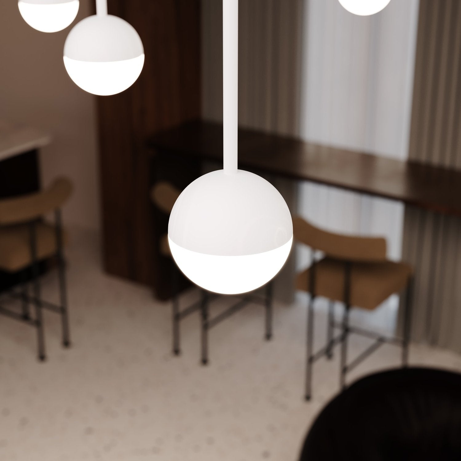 SONNEMAN, SUSPENDERS SQUARE GRIDSCAPE, PENDANT LIGHT