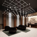 SONNEMAN, SUSPENDERS SQUARE GRIDSCAPE, PENDANT LIGHT