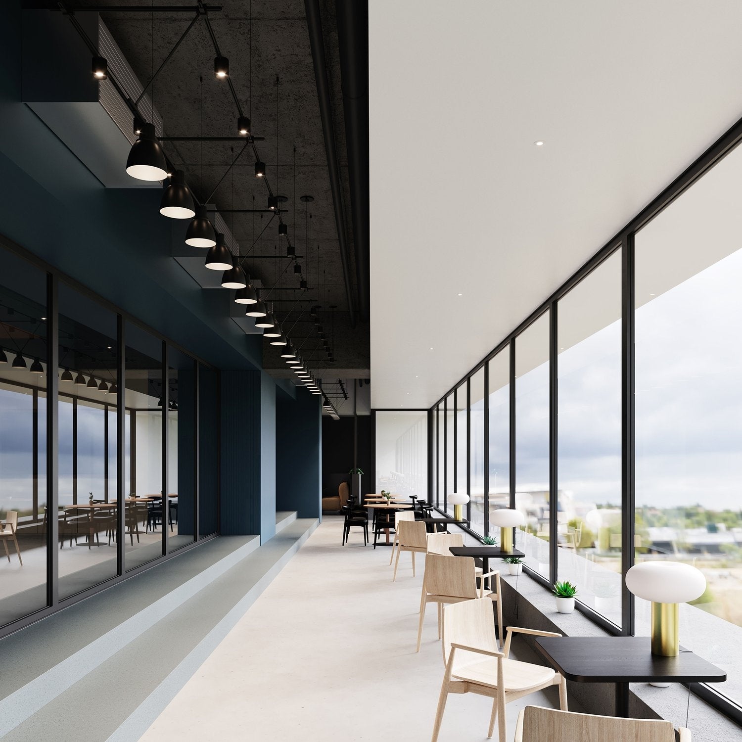 SONNEMAN, SUSPENDERS TRI-BAR TRUSS, PENDANT LIGHT