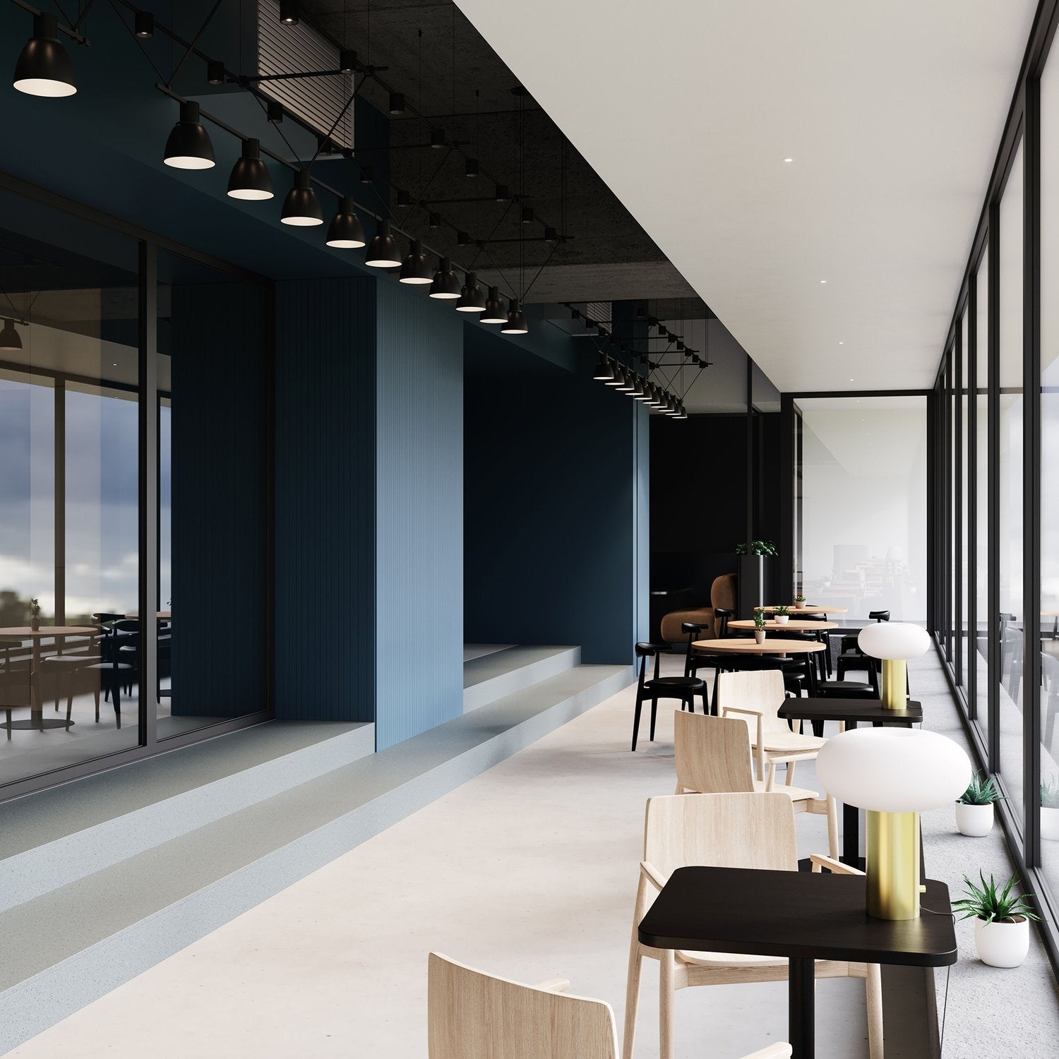 SONNEMAN, SUSPENDERS TRI-BAR TRUSS, PENDANT LIGHT