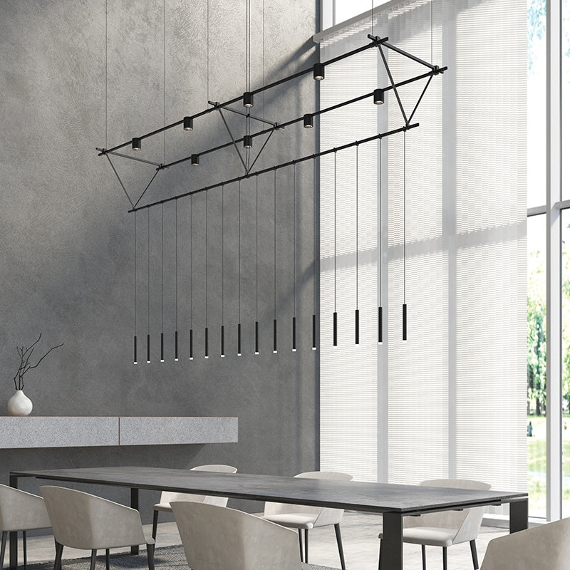 SONNEMAN, SUSPENDERS TRI-BAR TRUSS, PENDANT LIGHT