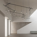 SONNEMAN, SUSPENDERS 10 BAR FREEFORM ZIG-ZAG, PENDANT LIGHT