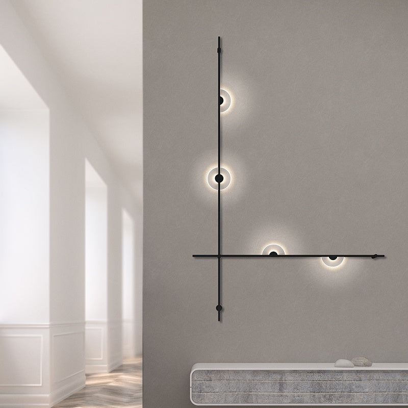 SONNEMAN, SUSPENDERS 2-BAR WALL MOUNT, WALL SCONCES