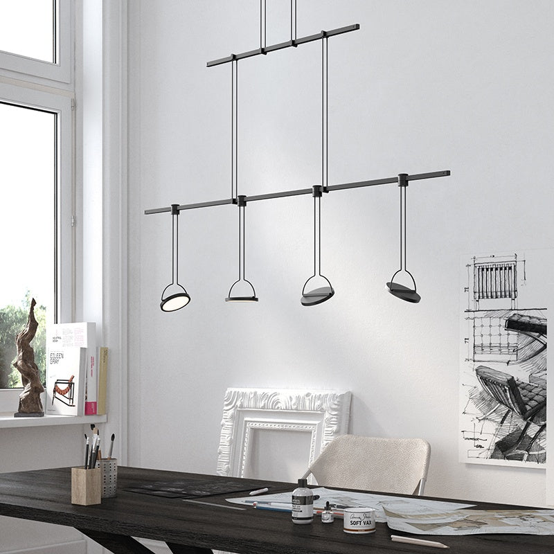 SONNEMAN, SUSPENDERS LINEAR: 2-TIER, PENDANT LIGHT