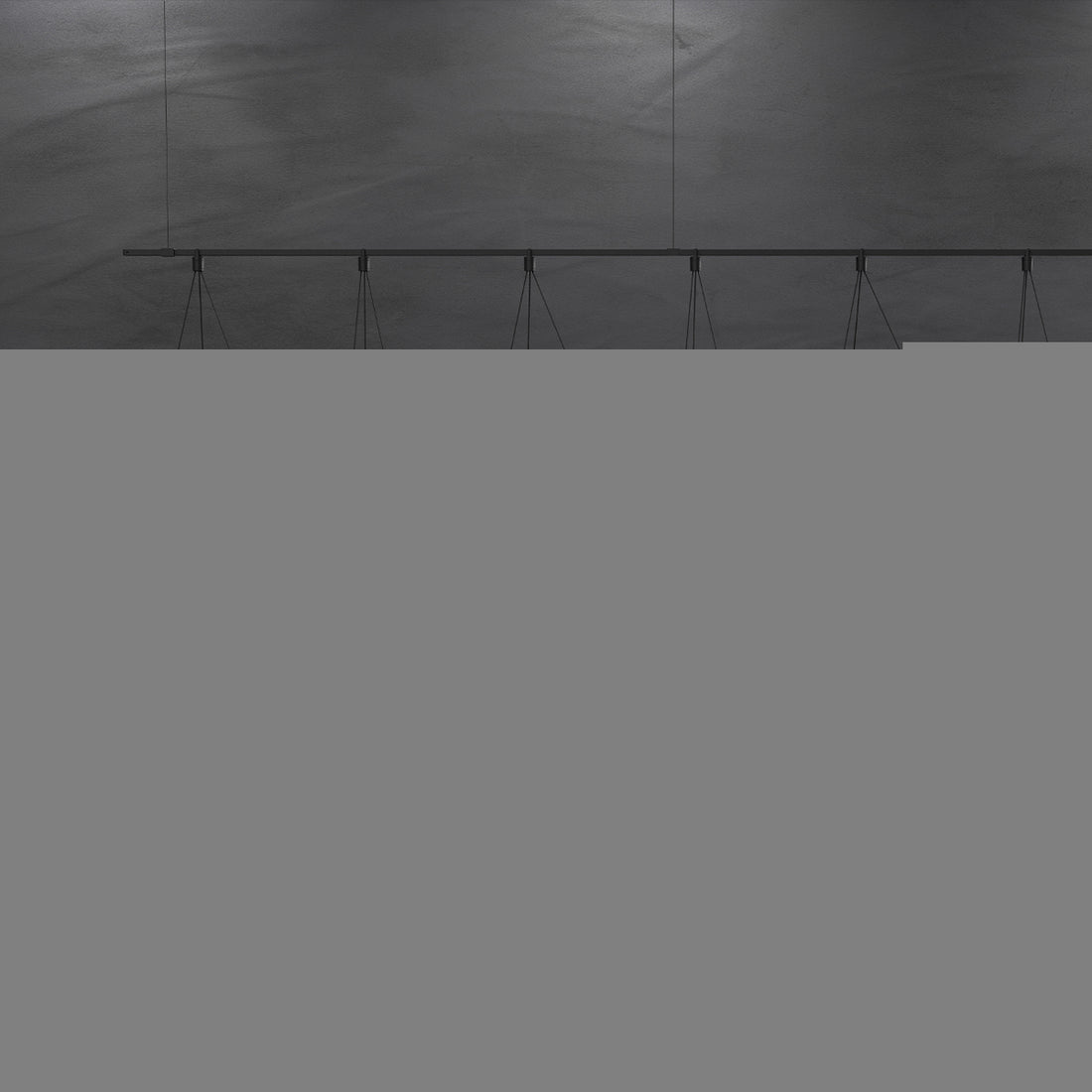 SONNEMAN, SUSPENDERS 8’ 1-TIER LINEAR, PENDANT LIGHT
