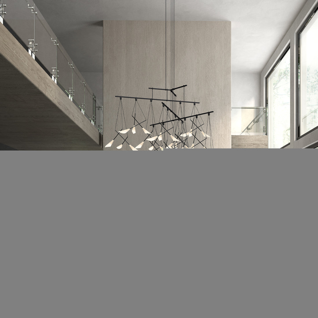 SONNEMAN, SUSPENDERS TRI-BAR: 4 TIER, PENDANT LIGHT