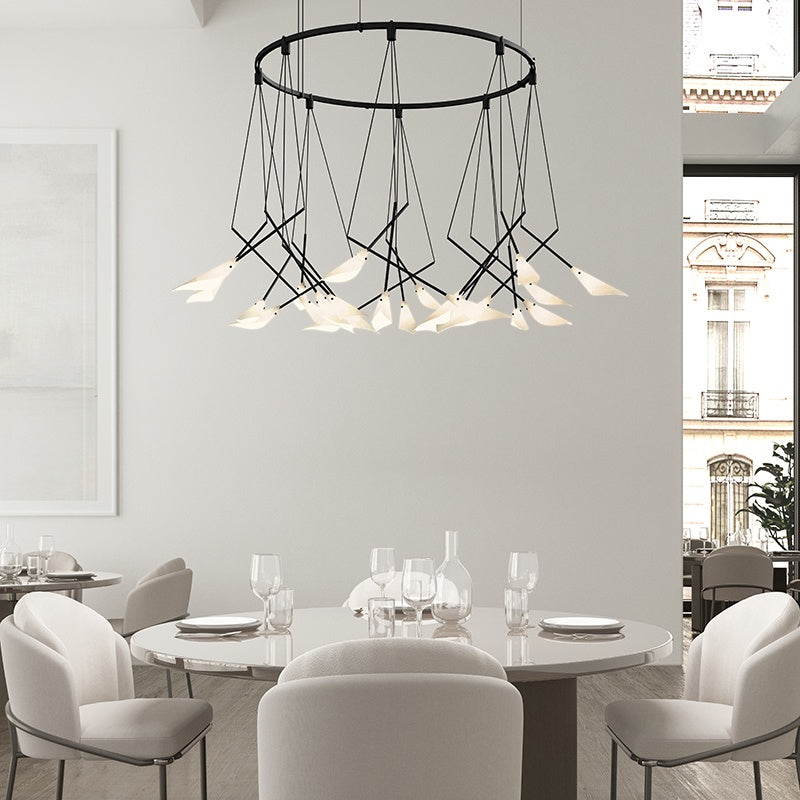 SONNEMAN, SUSPENDERS SINGLE RING, PENDANT LIGHT
