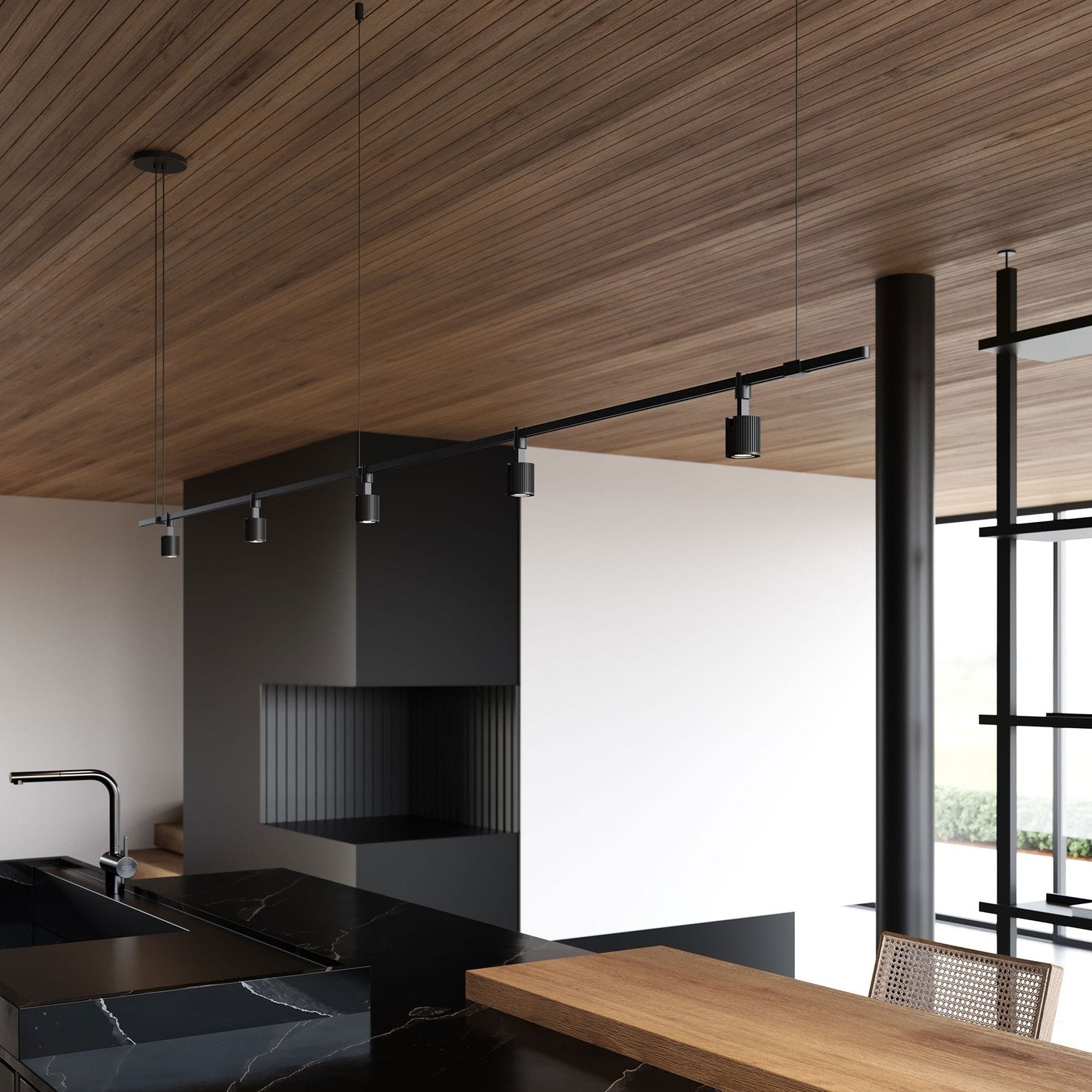 SONNEMAN, SUSPENDERS 1-TIER LINEAR, PENDANT LIGHT