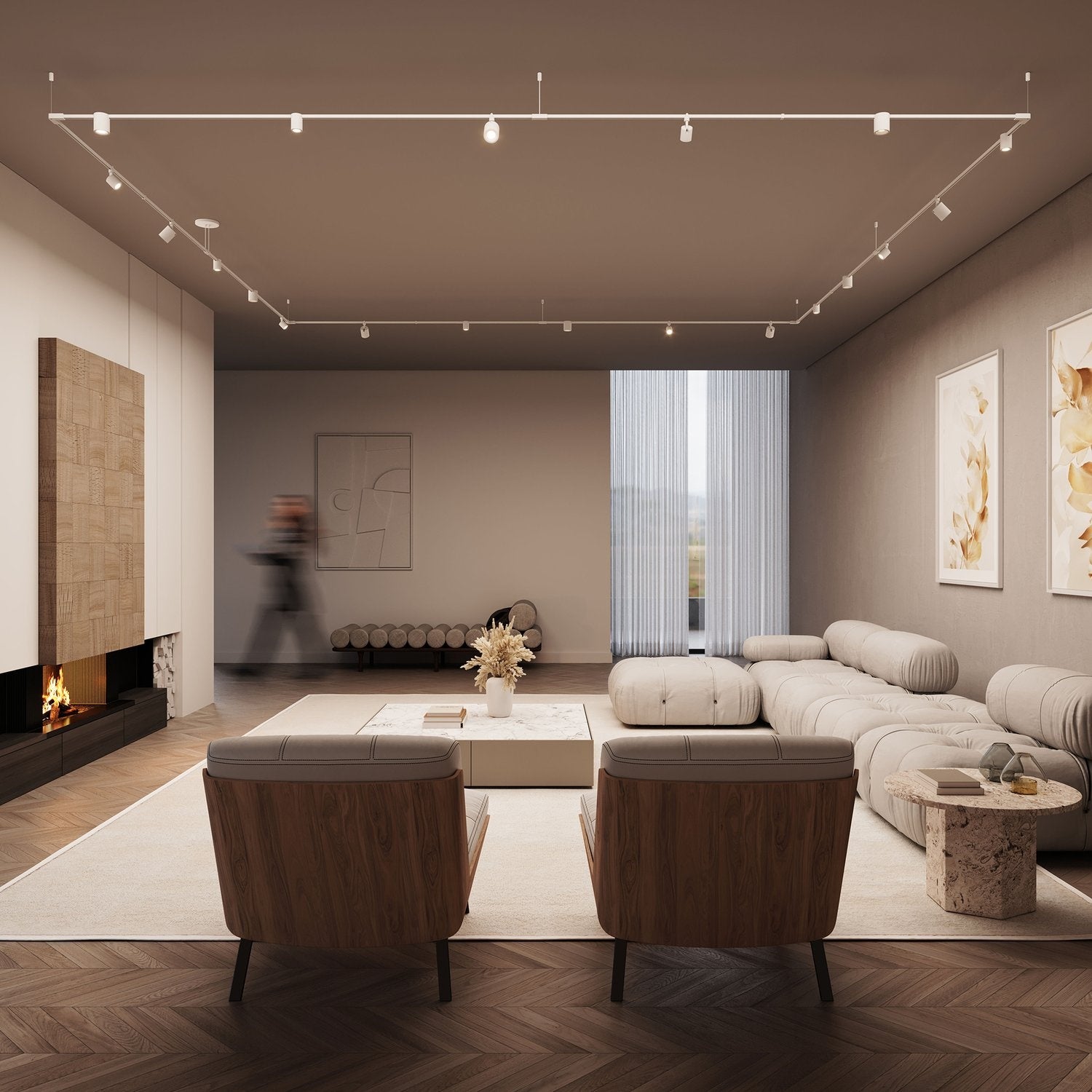 SONNEMAN, SUSPENDERS 1-TIER PATH SQUARE, PENDANT LIGHT