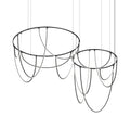 SONNEMAN, SUSPENDERS 2-BAR OFFSET RING, PENDANT LIGHT