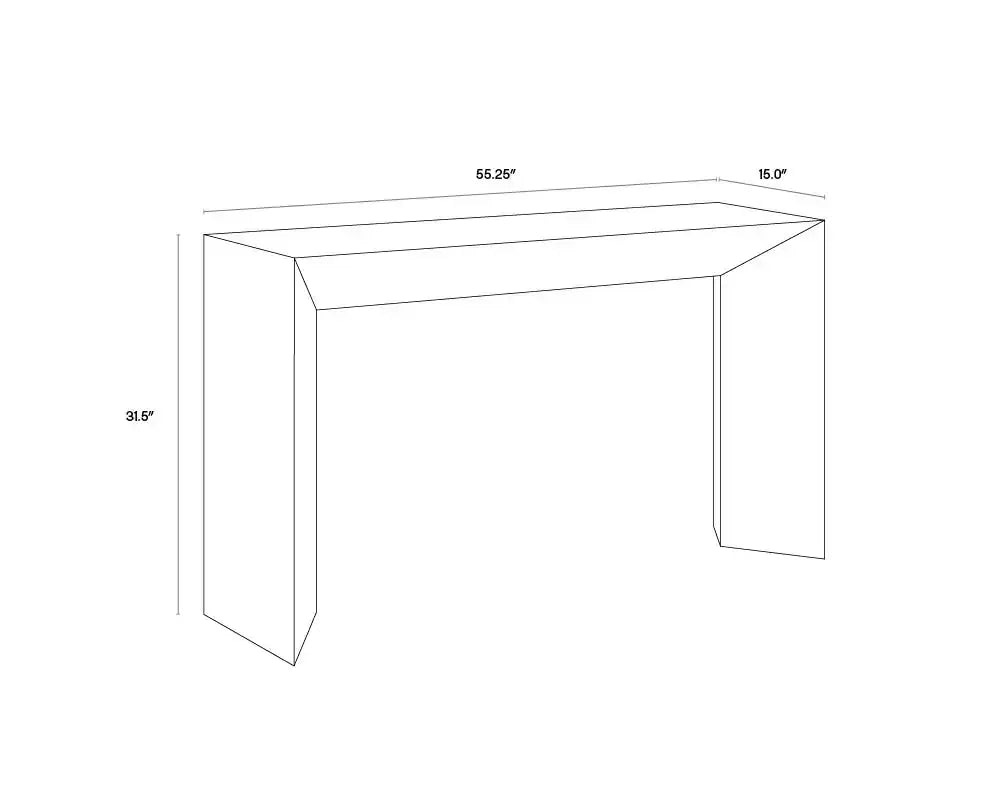 Sunpan NOMAD CONSOLE TABLE - Outdoor Furniture