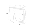 Sunpan DARWIN END TABLE - Outdoor Furniture
