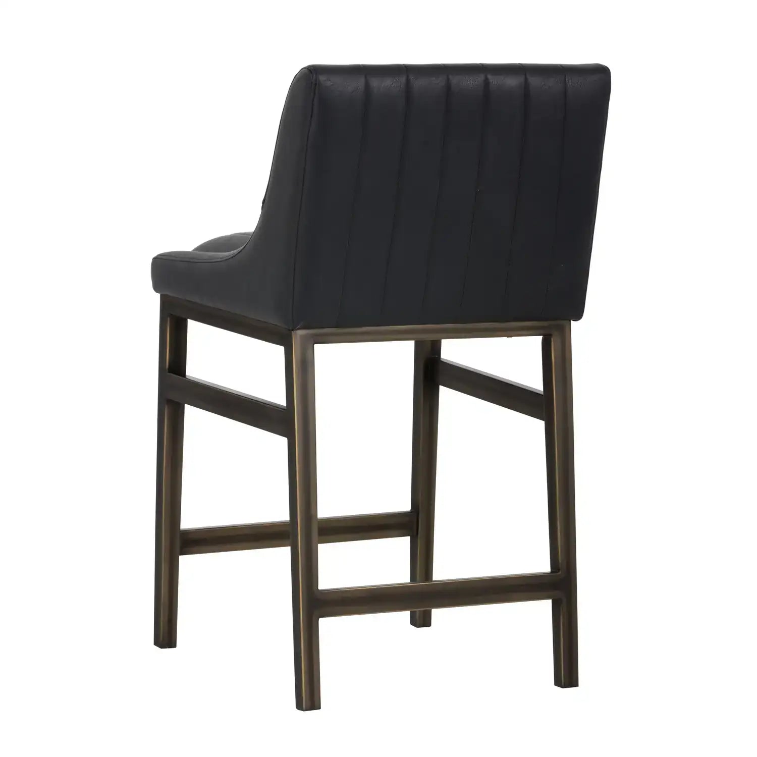 HALDEN COUNTER STOOL - VINTAGE BLACK - Bar Stools
