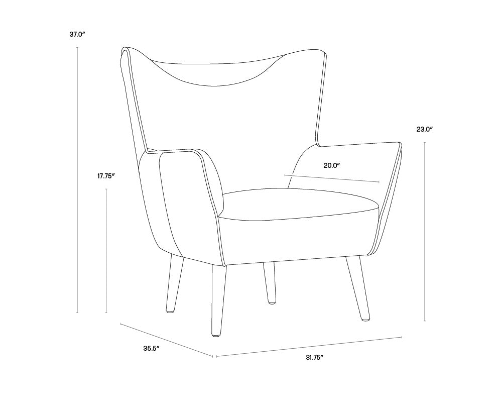 SUNPAN LUTHER LOUNGE CHAIR - Lounge