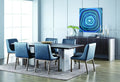Sunpan HALDEN DINING CHAIR - VINTAGE BLUE - Dining Chairs