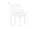 Sunpan HALDEN DINING CHAIR - VINTAGE BLUE - Dining Chairs