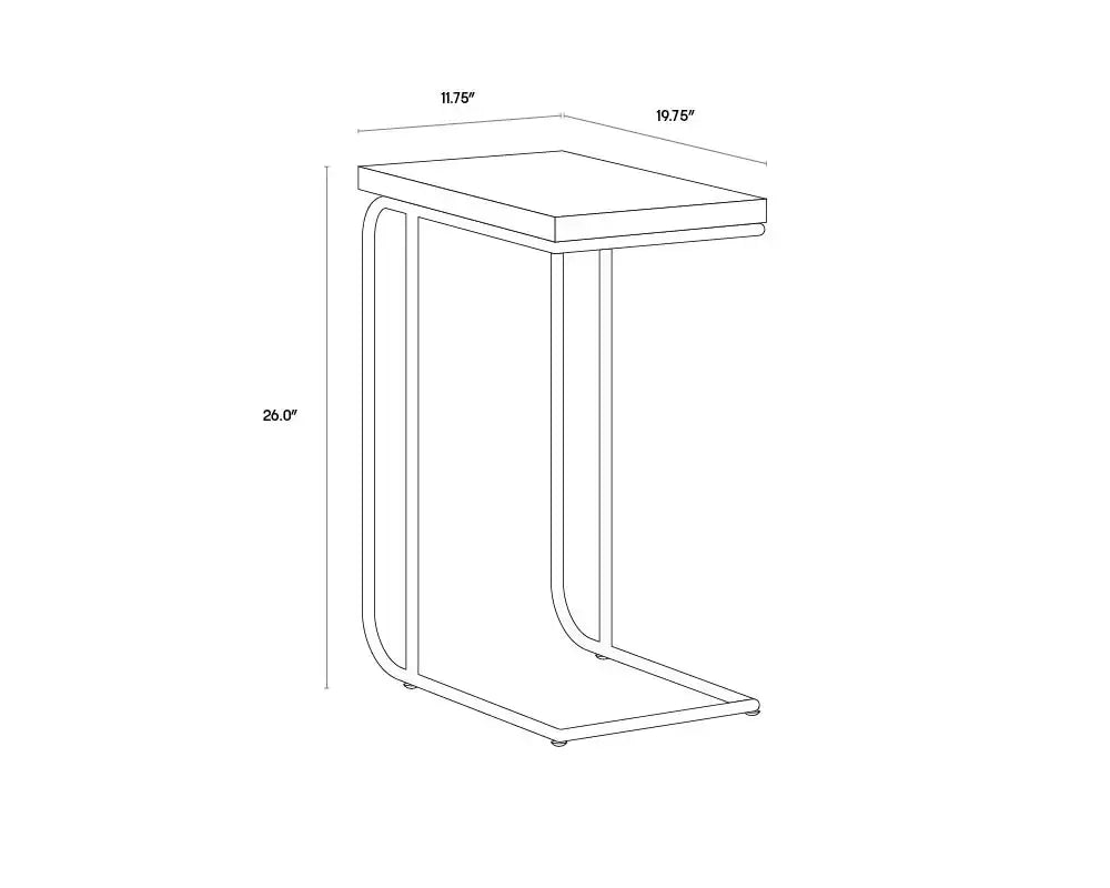 Sunpan LUCIUS END TABLE - Side