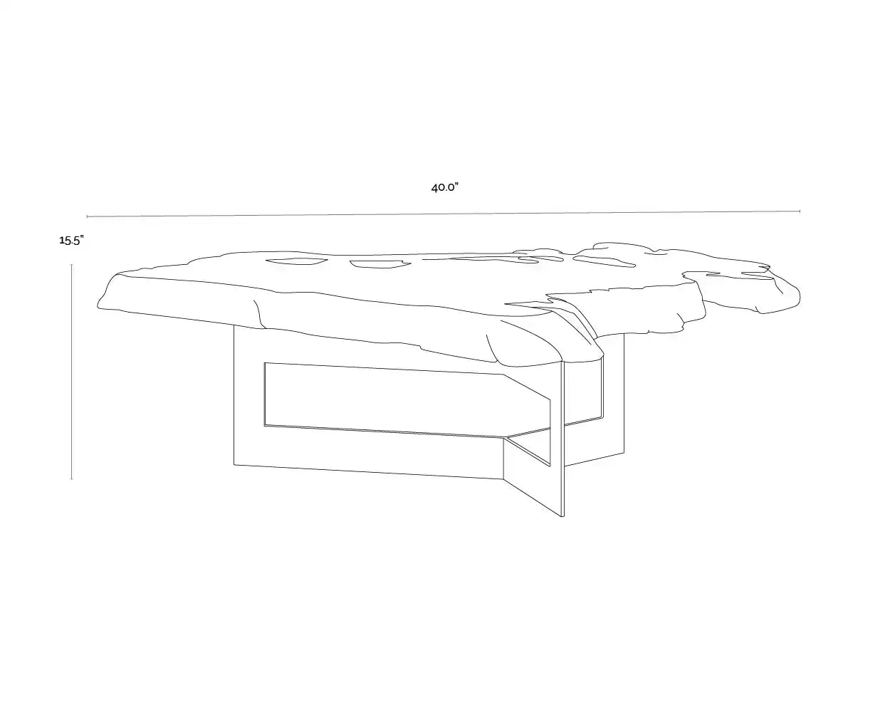 Sunpan WYATT COFFEE TABLE - Coffee