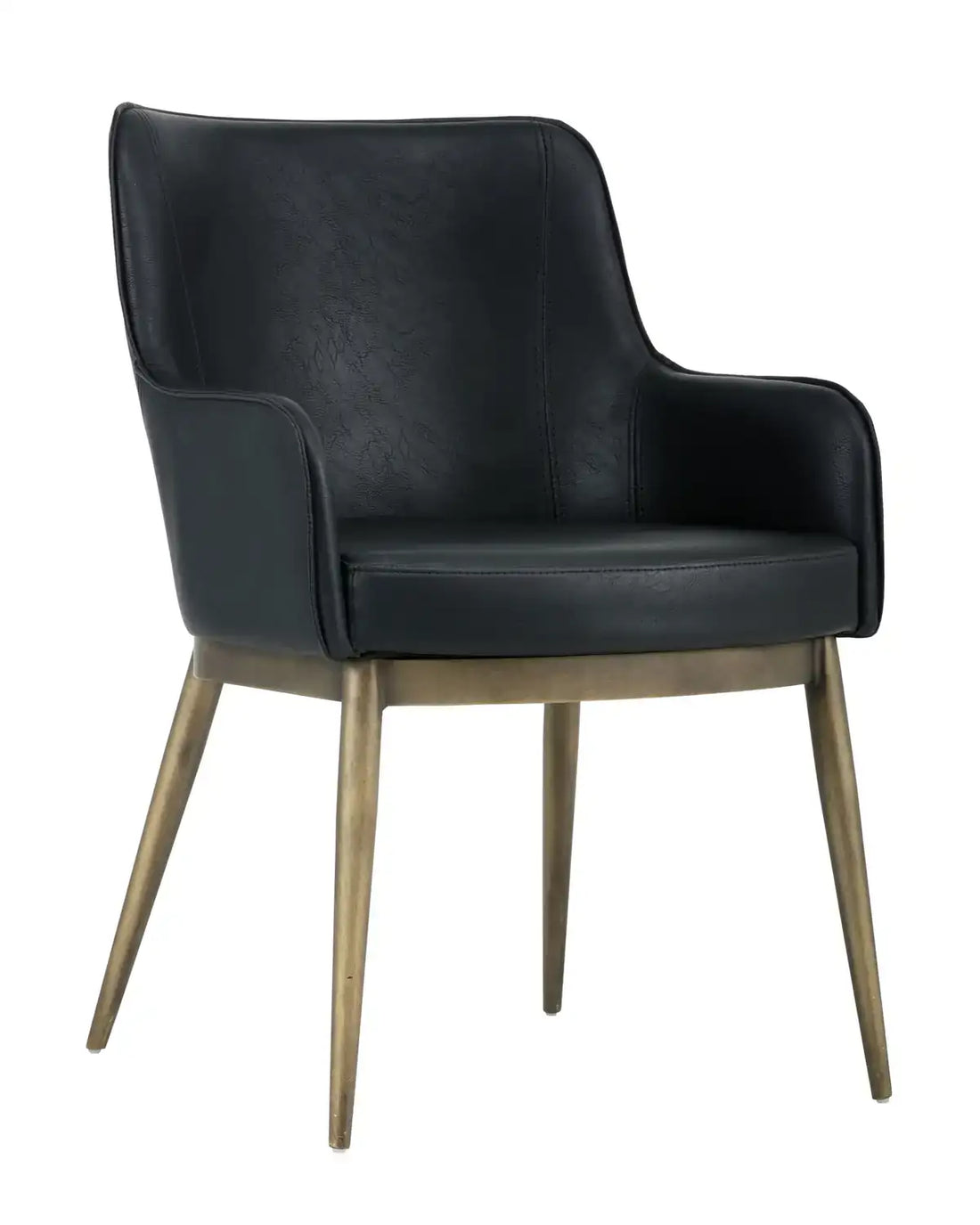Sunpan FRANKLIN DINING ARMCHAIR - VINTAGE BLACK - Dining Chairs