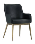 Sunpan FRANKLIN DINING ARMCHAIR - VINTAGE BLACK - Dining Chairs