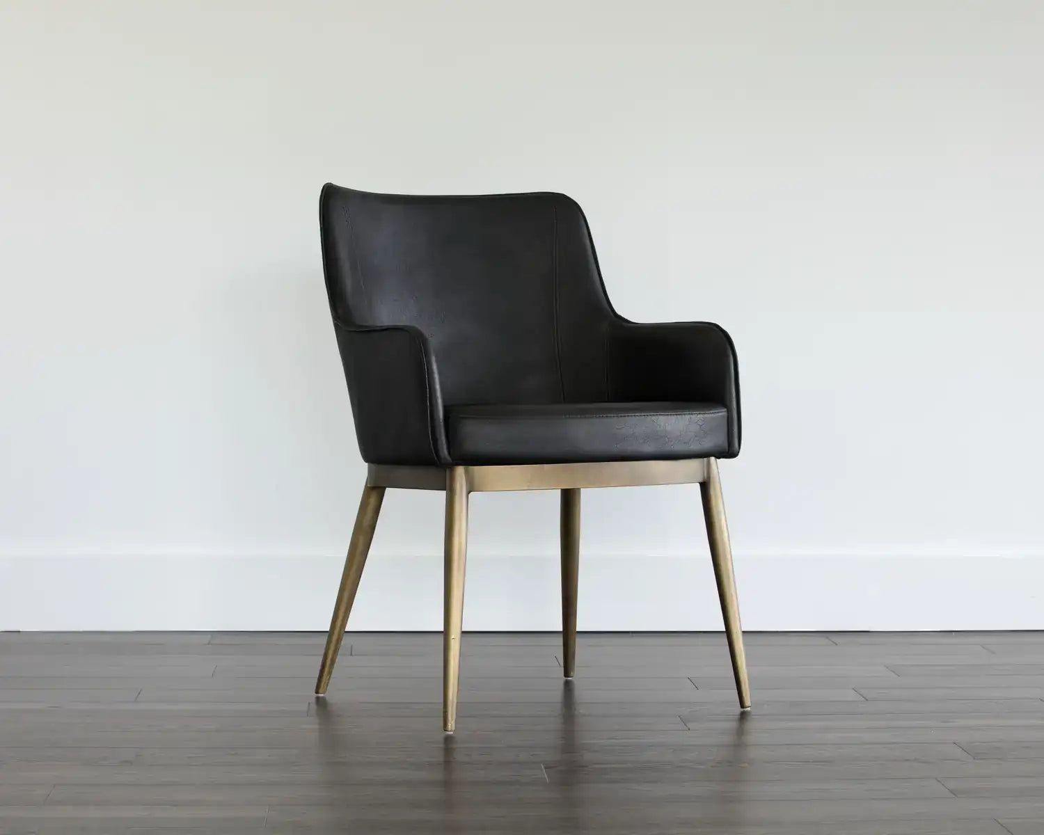 Sunpan FRANKLIN DINING ARMCHAIR - VINTAGE BLACK - Dining Chairs