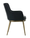 Sunpan FRANKLIN DINING ARMCHAIR - VINTAGE BLACK - Dining Chairs