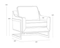 Sunpan KALMIN LOUNGE CHAIR - Lounge