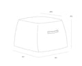 Sunpan, ASPEN OTTOMAN, BENCHES, OTTOMAN & STOOLS